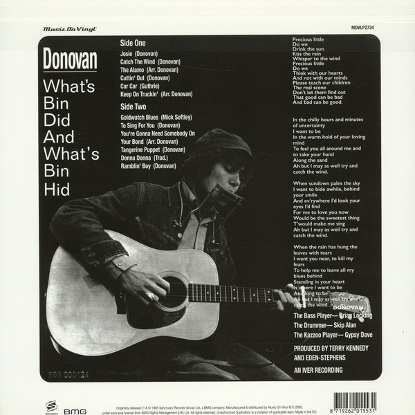 Donovan - What's Bin Did And What's Bin Hid | Music On Vinyl (MOVLP2734) - 2