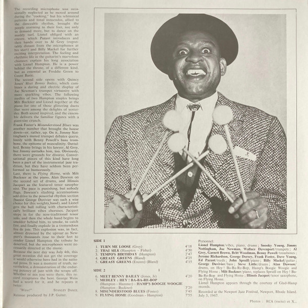 Lionel Hampton And His All-Star Alumni Big Band - Newport Uproar ! | RCA (FXL1 7286) - 3