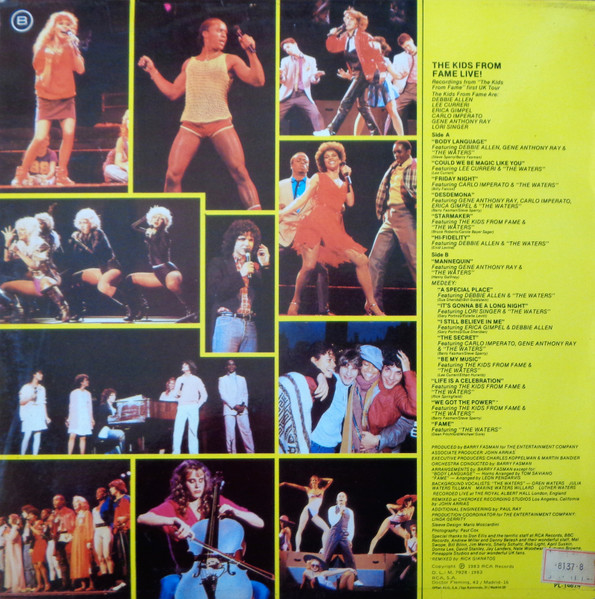 The Kids From Fame - En Vivo | RCA Victor (PL-14674) - 2 The Kids From Fame - En Vivo | RCA Victor (PL-14674) - 2