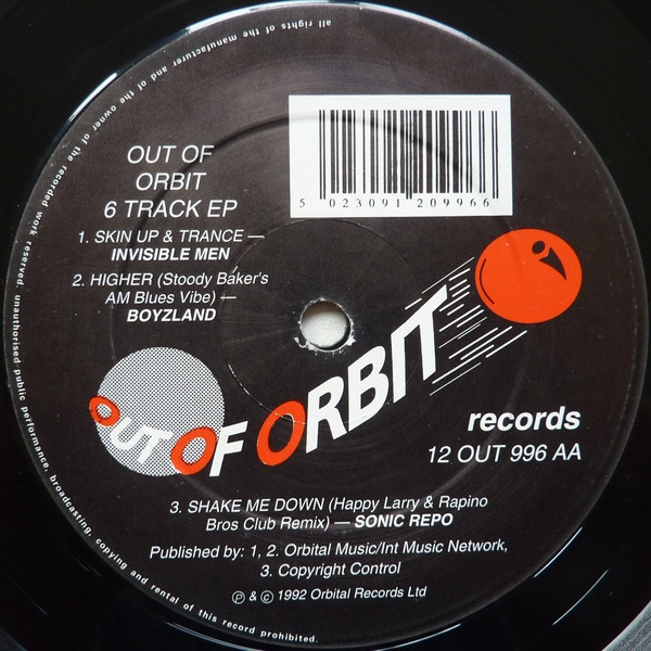 Various - Out Of Orbit 6 Track EP | Out Of Orbit (12 OUT 996) - 2 Various - Out Of Orbit 6 Track EP | Out Of Orbit (12 OUT 996) - 2