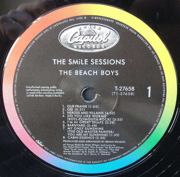 The Beach Boys - Smile Sessions | Capitol Records (T 2580) - 3