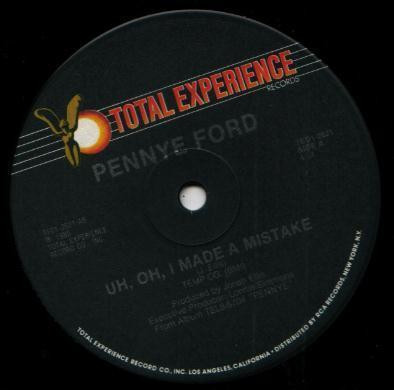 Penny Ford - Uh, Oh, I Made A Mistake | Total Experience Records (TED1-2621)