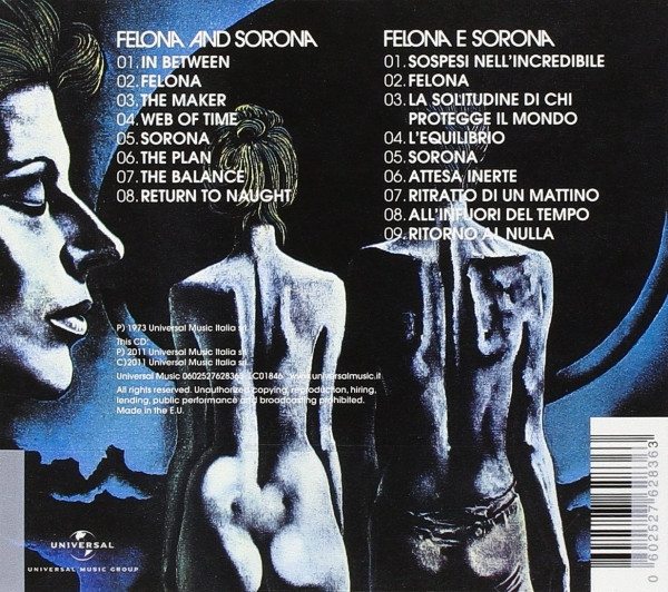 Le Orme - Felona E Sorona | Universal Music Group (0602527628363) - 2 Le Orme - Felona E Sorona | Universal Music Group (0602527628363) - 2