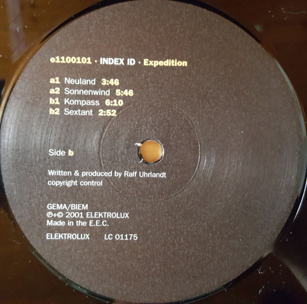 Index ID - Expedition | Elektrolux (e1100101) - 3