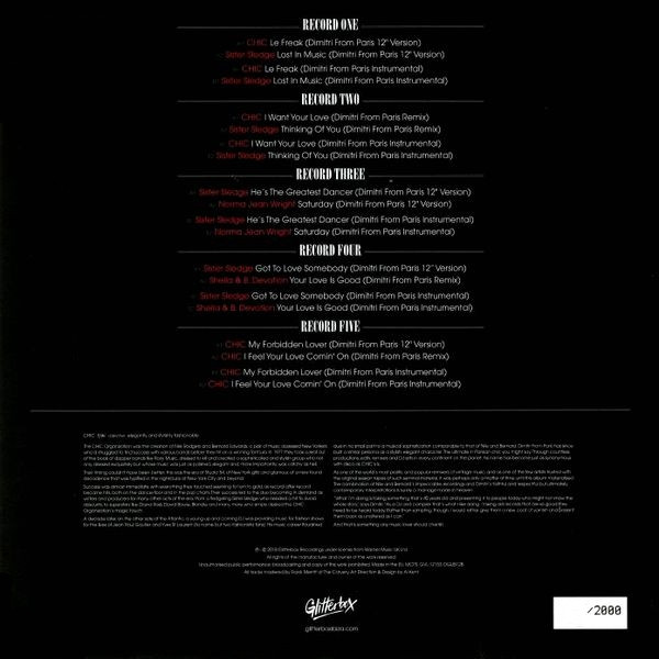 Dimitri From Paris - Le Chic Remix | Glitterbox (DGLIB12B) - 2 Dimitri From Paris - Le Chic Remix | Glitterbox (DGLIB12B) - 2