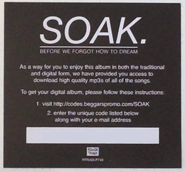 SOAK - Before We Forgot How To Dream | Rough Trade (RTRADLP743) - 2 SOAK - Before We Forgot How To Dream | Rough Trade (RTRADLP743) - 2