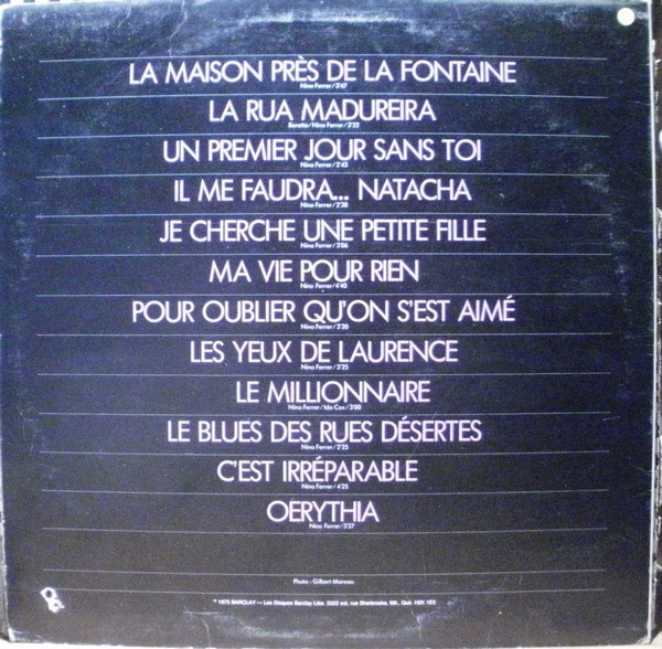 Nino Ferrer - Les Plus Belles Chansons D'Amour | Barclay (80232) - 2 Nino Ferrer - Les Plus Belles Chansons D'Amour | Barclay (80232) - 2
