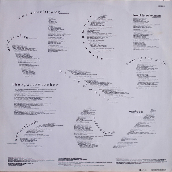 Deep Purple - The House Of Blue Light | Polydor (831 318-1) - 3