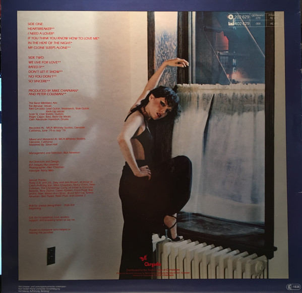 Pat Benatar - In The Heat Of The Night | Chrysalis (202 629) - 2 Pat Benatar - In The Heat Of The Night | Chrysalis (202 629) - 2