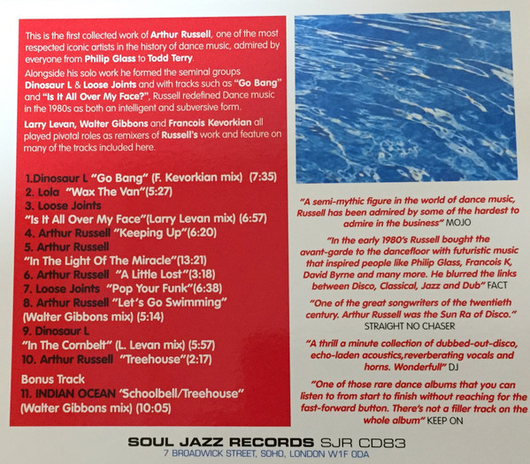 Arthur Russell - The World Of Arthur Russell | Soul Jazz Records (SJR CD83)