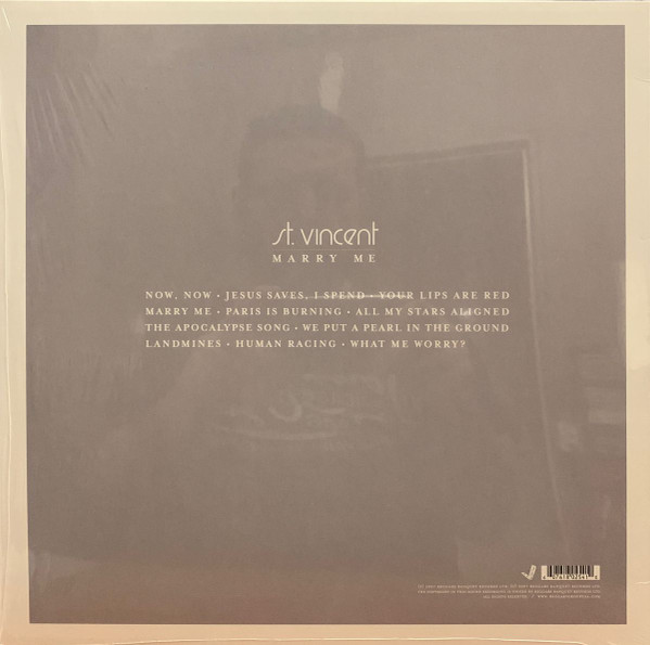 St. Vincent - Marry Me | Beggars Banquet (BBQLP 254) - 2