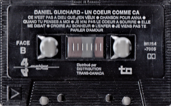 Daniel Guichard - Un Coeur Grand Comme Ça | 4/4 Musique (MUS4-7005) - 4 Daniel Guichard - Un Coeur Grand Comme Ça | 4/4 Musique (MUS4-7005) - 4