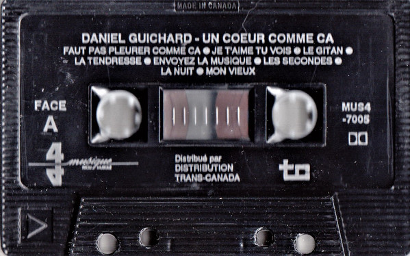 Daniel Guichard - Un Coeur Grand Comme Ça | 4/4 Musique (MUS4-7005) - 3 Daniel Guichard - Un Coeur Grand Comme Ça | 4/4 Musique (MUS4-7005) - 3