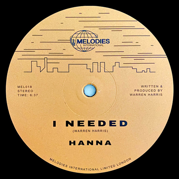 Hanna - I Needed | Melodies International (MEL018) - 2
