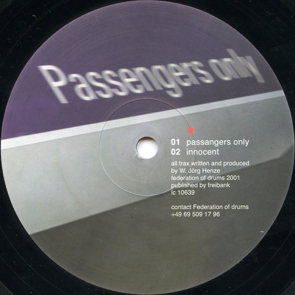 Jörg Henze - Passengers Only | Federation Of Drums (FOD 26) - 3