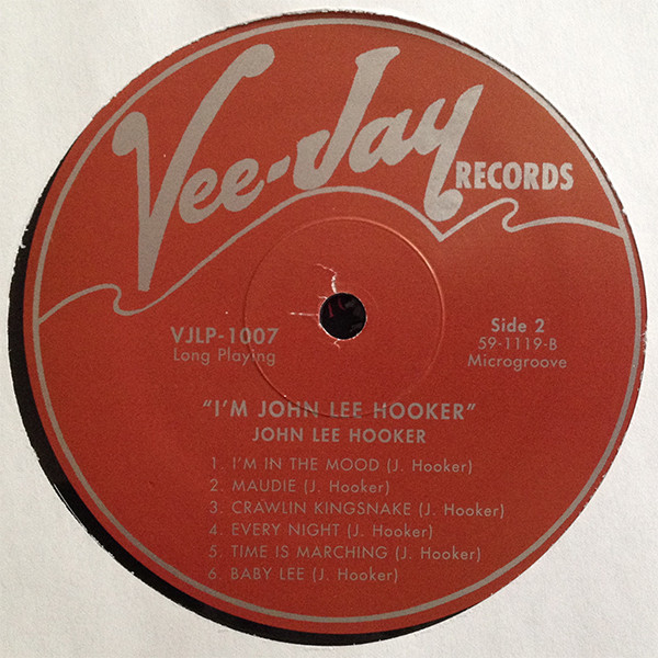 John Lee Hooker - I'm John Lee Hooker | Vee Jay Records (VJLP 1007) - 4 John Lee Hooker - I'm John Lee Hooker | Vee Jay Records (VJLP 1007) - 4
