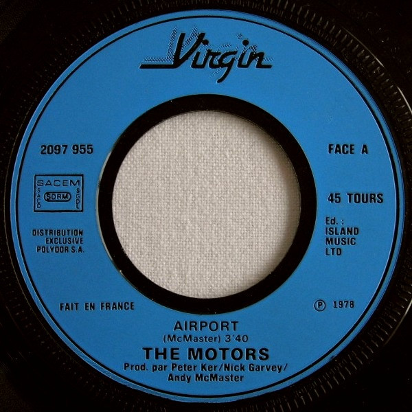 The Motors - Airport | Virgin (2097 955) - 3