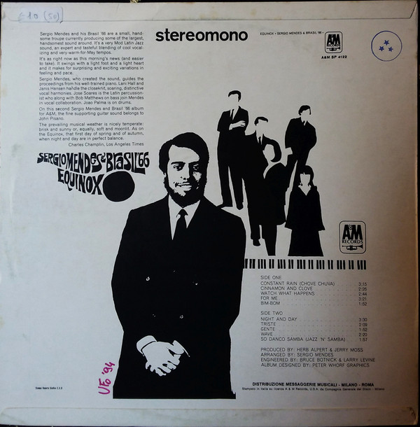 Sérgio Mendes & Brasil '66 - Equinox | A&M Records (SP 4122) - 2