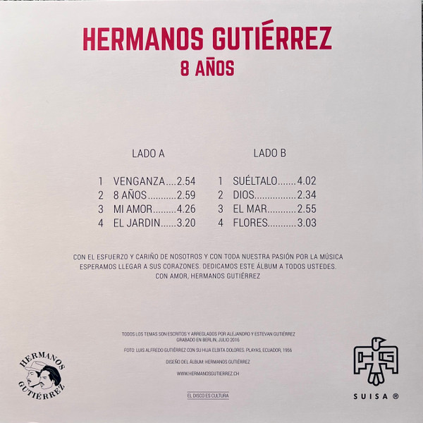 Hermanos Gutiérrez - 8 Años | Not On Label (HG 1924) - 2
