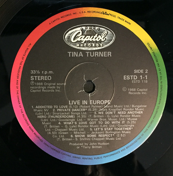 Tina Live In Europe