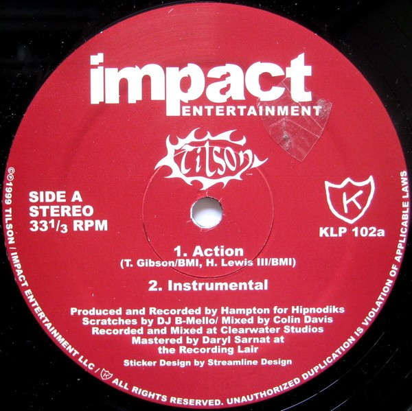 Tilson - Action / Kisses | K (KLP 102) - 2