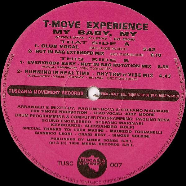 T-Move Experience - My Baby, My | Tuscania Movement (TUSC 007) - 2