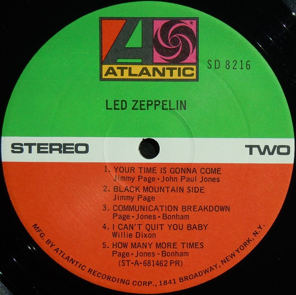 Led Zeppelin - Led Zeppelin | Atlantic (SD 8216) - 4