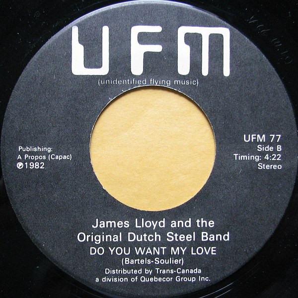 James Lloyd And The Dutch Rhythm Steel & Showband - Limbo La La | Unidentified Flying Music (UFM 77) - 2
