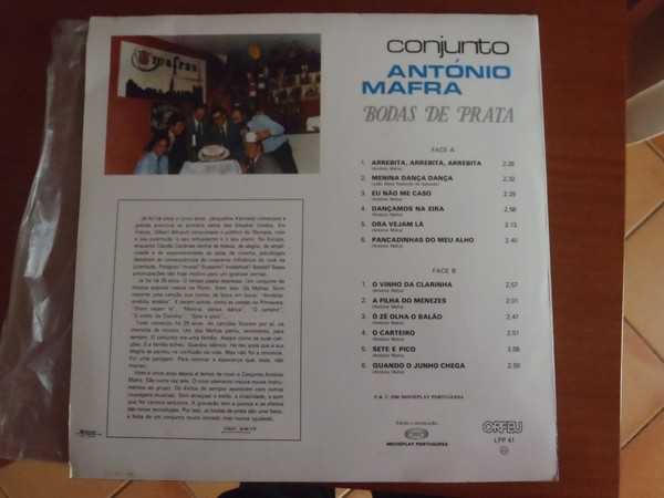 Conjunto António Mafra - Bodas De Prata | Orfeu (LPP-41) - 2 Conjunto António Mafra - Bodas De Prata | Orfeu (LPP-41) - 2