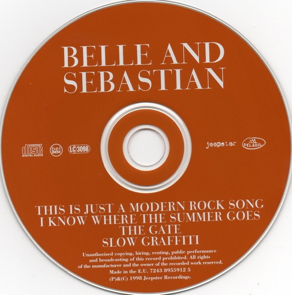 Belle & Sebastian - This Is Just A Modern Rock Song | Delabel (7243 8955912 5) - 3