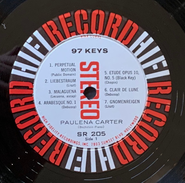 Paulena Carter - 97 Keys | HiFi Records (R205) - 3 Paulena Carter - 97 Keys | HiFi Records (R205) - 3