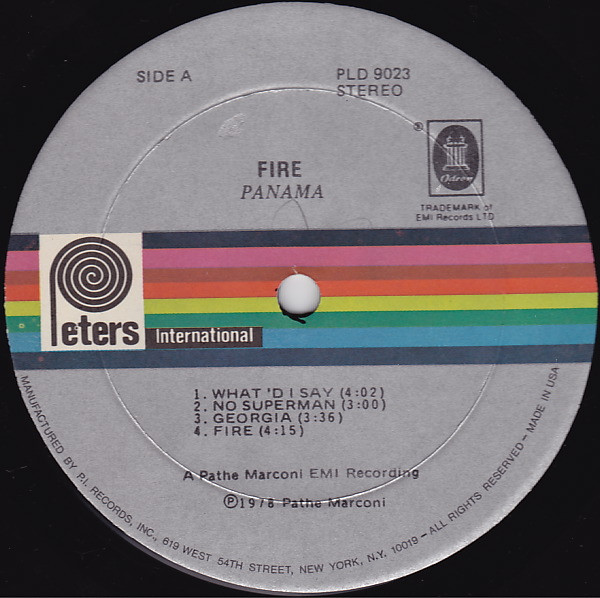 Panama - Fire | Peters International (PLD 9023) - 2 Panama - Fire | Peters International (PLD 9023) - 2