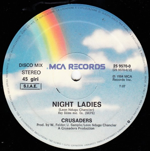 The Crusaders - Megastreet / Night Ladies | MCA Records (25 9570-0) - 3