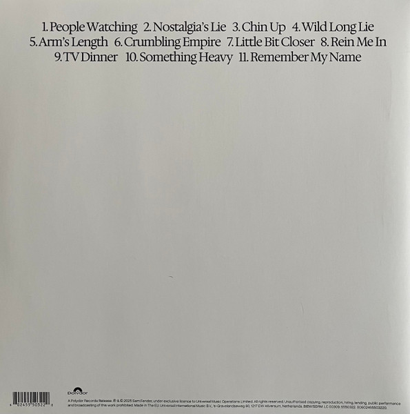 Sam Fender - People Watching | Polydor (5550322) - 2 Sam Fender - People Watching | Polydor (5550322) - 2