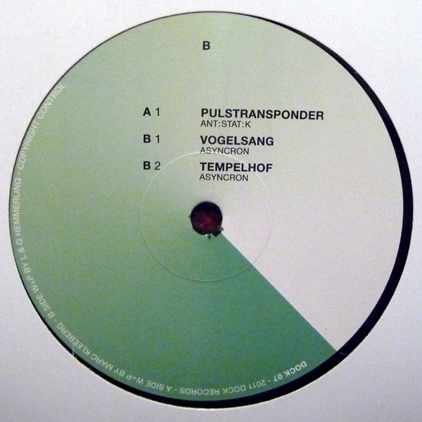 Ant:stat:k & Asyncron - Steppin EP | Dock Records (DOCK 07) - 2