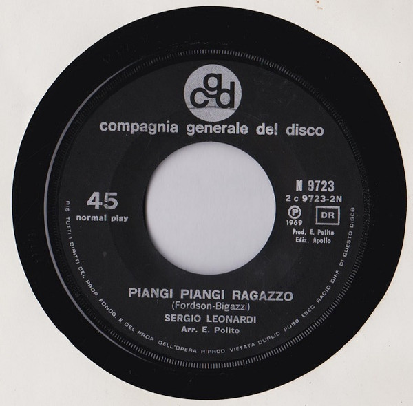 Sergio Leonardi - Arrivederci A Forse Mai | CGD (N 9723) - 4