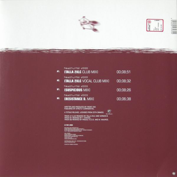Front 242 - Headhunter 2000 Part 1.0 | Tetsuo (TET 54-12A) - 2