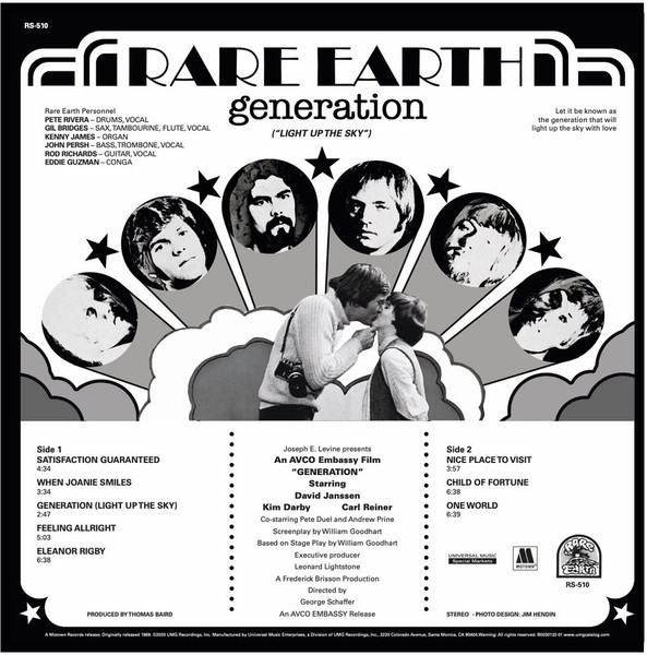 Rare Earth - Generation | Culture Factory USA, Inc. (CFU11842) - 3 Rare Earth - Generation | Culture Factory USA, Inc. (CFU11842) - 3