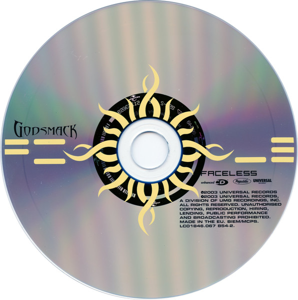 Godsmack - Faceless | Republic Records (067 854-2) - 3