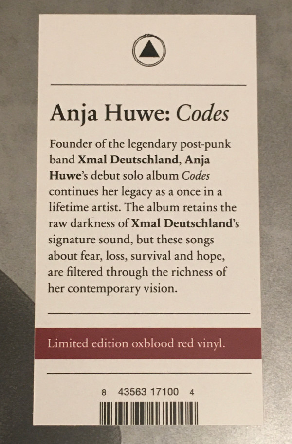 Anja Huwe - Codes | Sacred Bones Records (SBR331) - 3 Anja Huwe - Codes | Sacred Bones Records (SBR331) - 3
