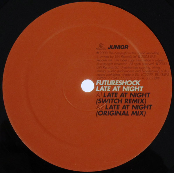 Futureshock - Late At Night | Parlophone (12R 6617) - 2 Futureshock - Late At Night | Parlophone (12R 6617) - 2