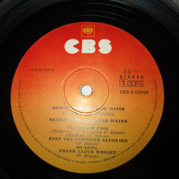 Simon & Garfunkel - Bridge Over Troubled Water | CBS (63699) - 3