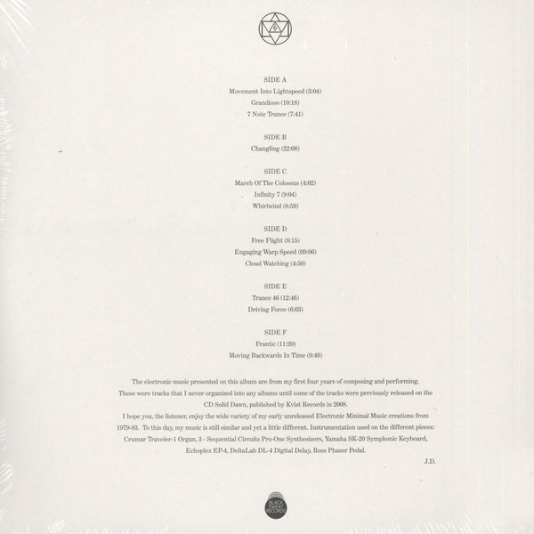 Daniel Emmanuel - Electronic Minimal Music (1979-83) | Black Sweat Records (BS018) - 2