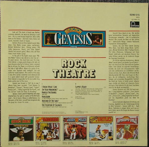 Genesis - Rock Theatre | Fontana (9299 515) - 2 Genesis - Rock Theatre | Fontana (9299 515) - 2