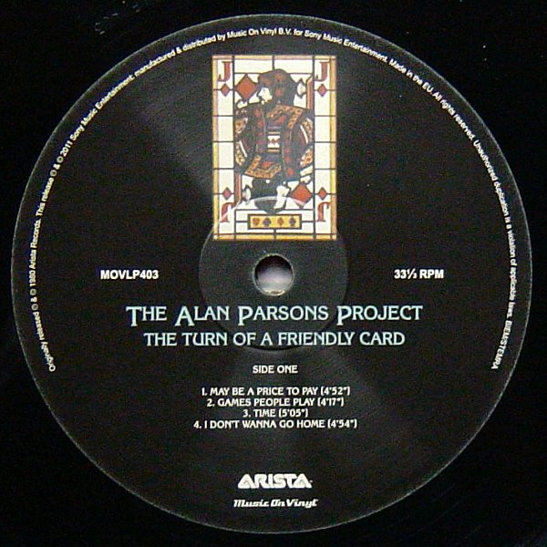 The Alan Parsons Project - The Turn Of A Friendly Card | Music On Vinyl (MOVLP403) - 3