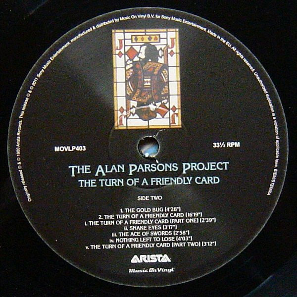The Alan Parsons Project - The Turn Of A Friendly Card | Music On Vinyl (MOVLP403) - 4
