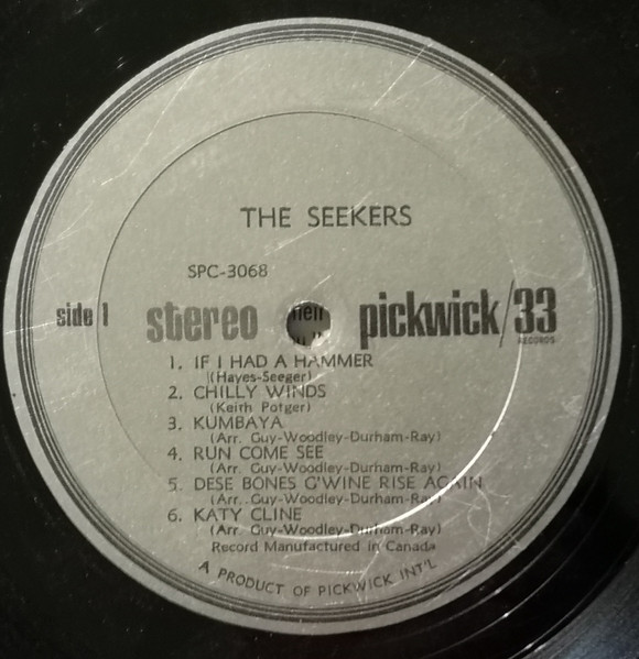 The Seekers - The Seekers | Pickwick/33 Records (SPC-3068) - 3 The Seekers - The Seekers | Pickwick/33 Records (SPC-3068) - 3
