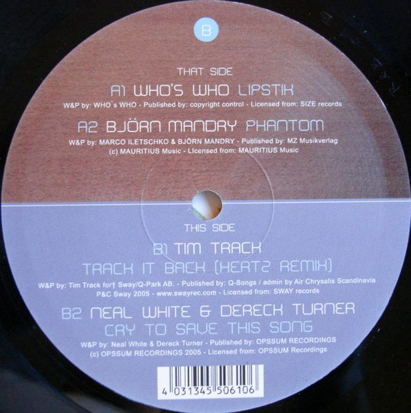 Various - Out For Lunch | Rip n'Burn Recordings (RNB001) - main Various - Out For Lunch | Rip n'Burn Recordings (RNB001) - main
