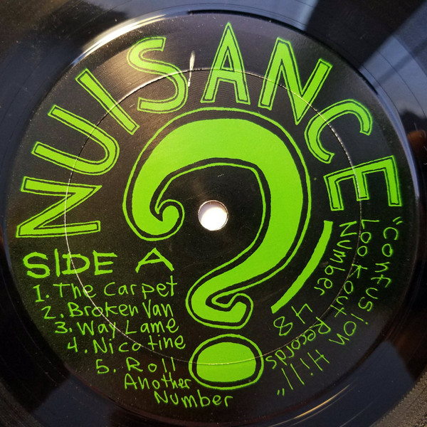 Nuisance - Confusion Hill | Lookout! Records (Lookout 048) - 4