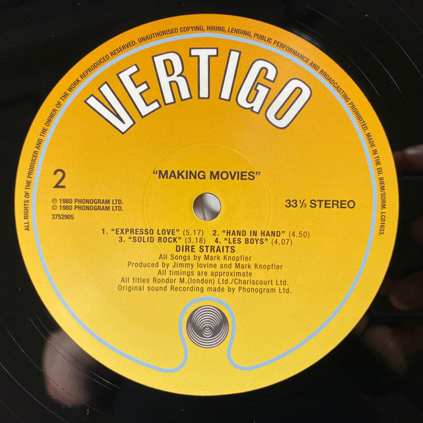 Dire Straits - Making Movies | Vertigo (3752905) - 4